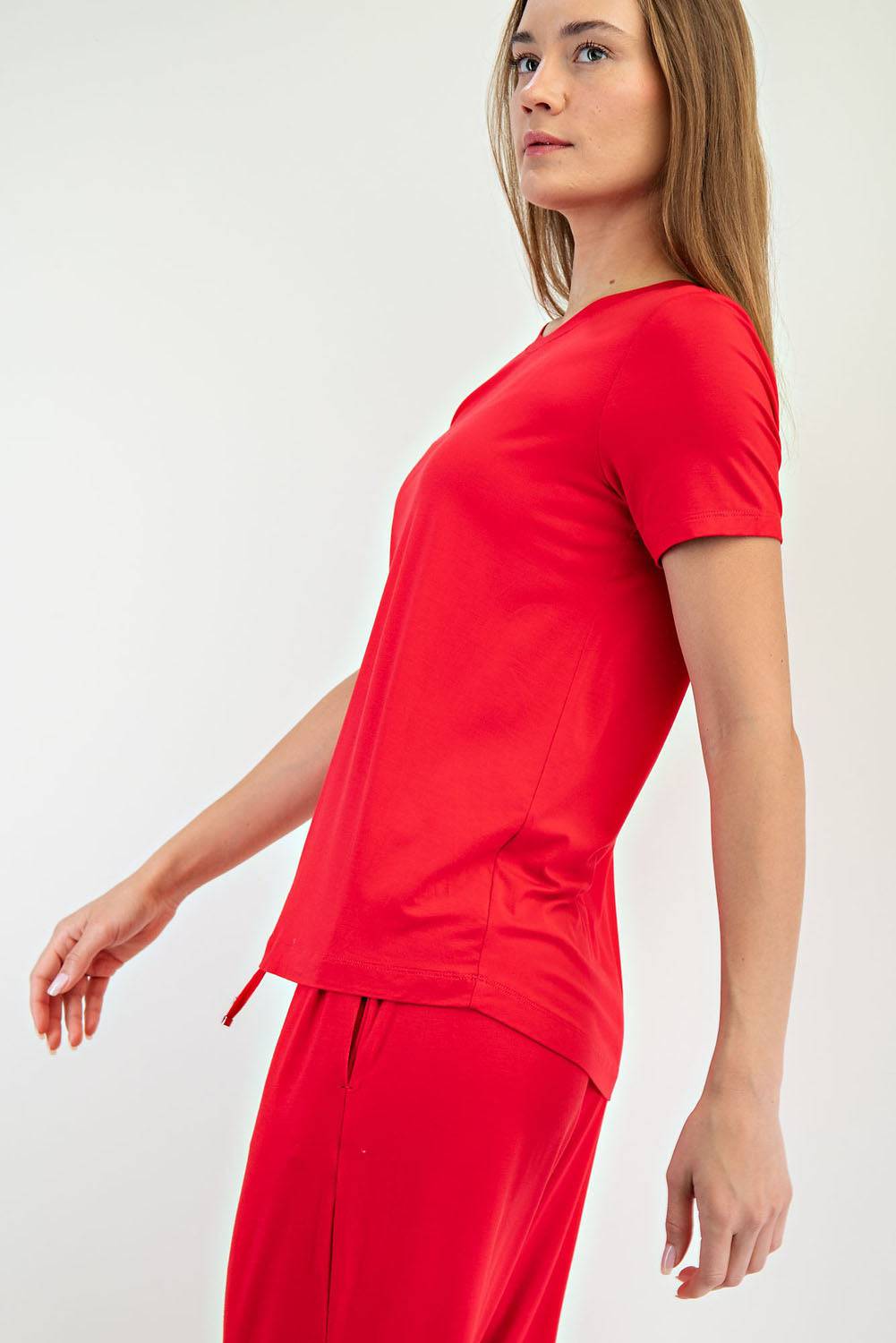 Viscose Modal Short Sleeve Top - Hype Up