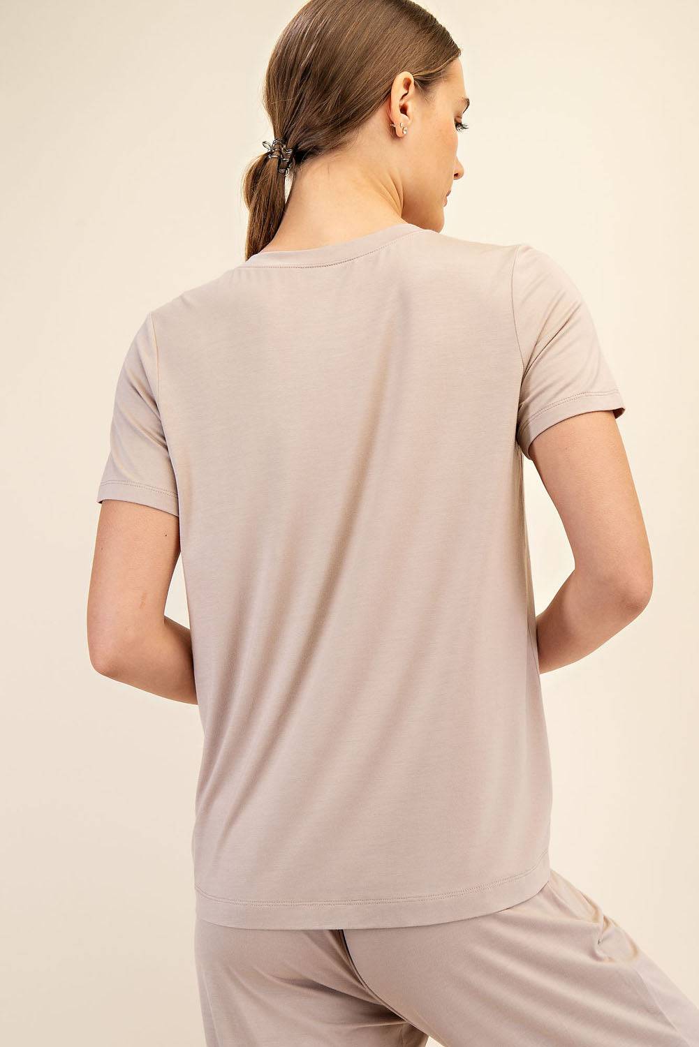 Viscose Modal Short Sleeve Top - Hype Up