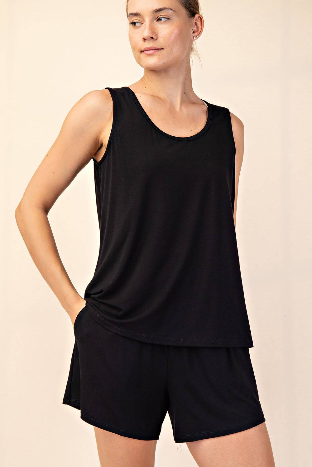 Viscose Modal Sleeveless Tank - Hype Up