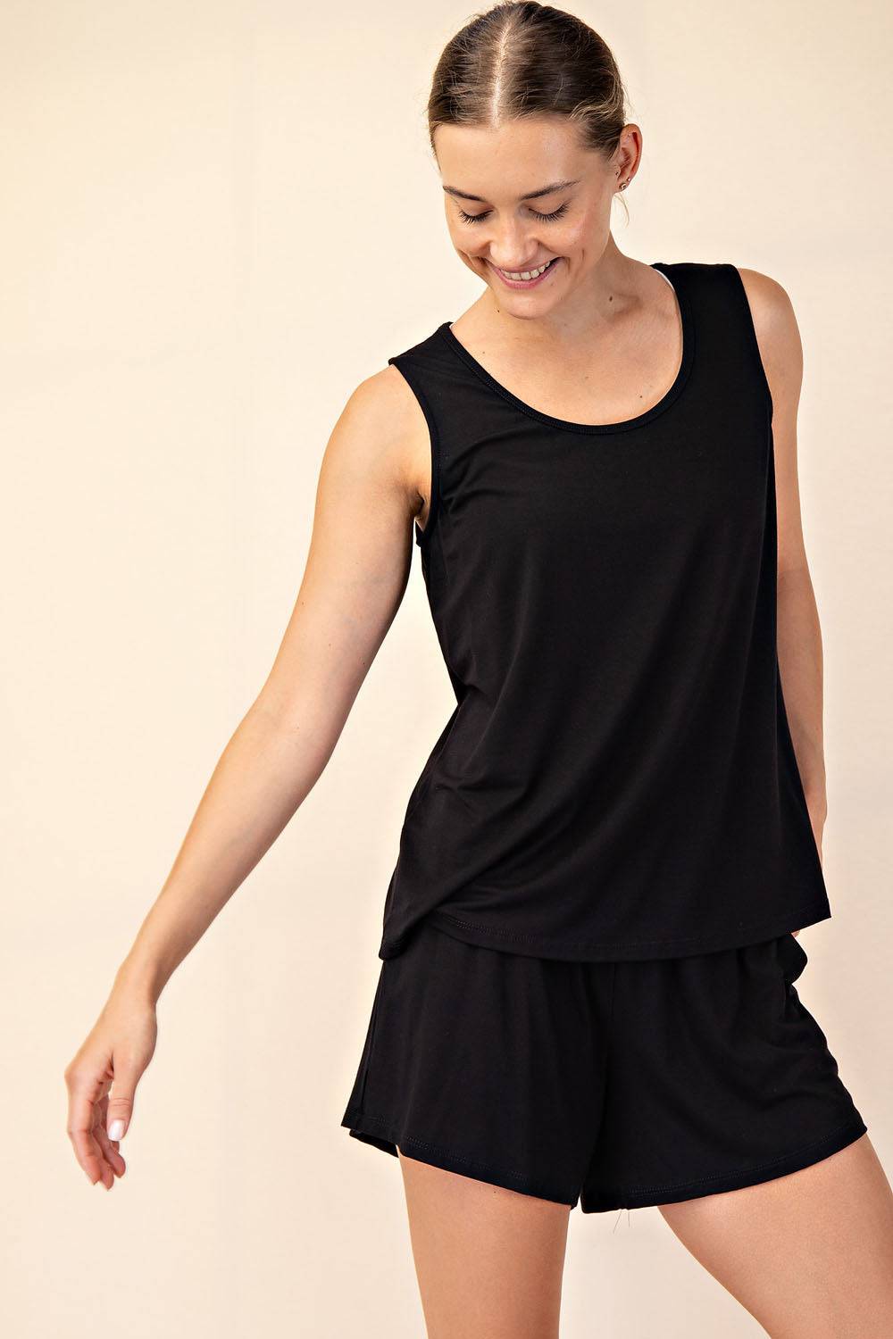 Viscose Modal Sleeveless Tank - Hype Up