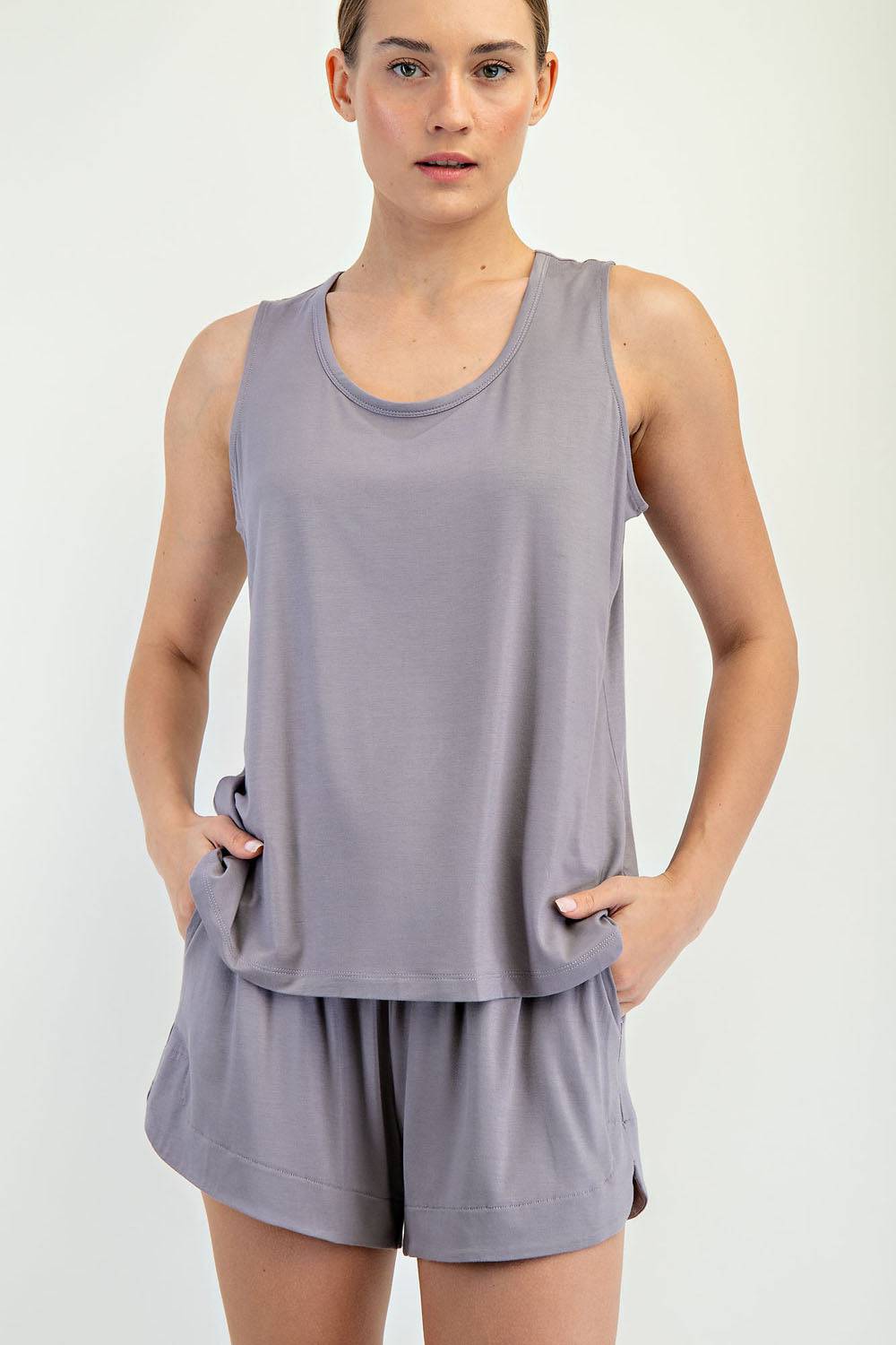 Viscose Modal Sleeveless Tank - Hype Up