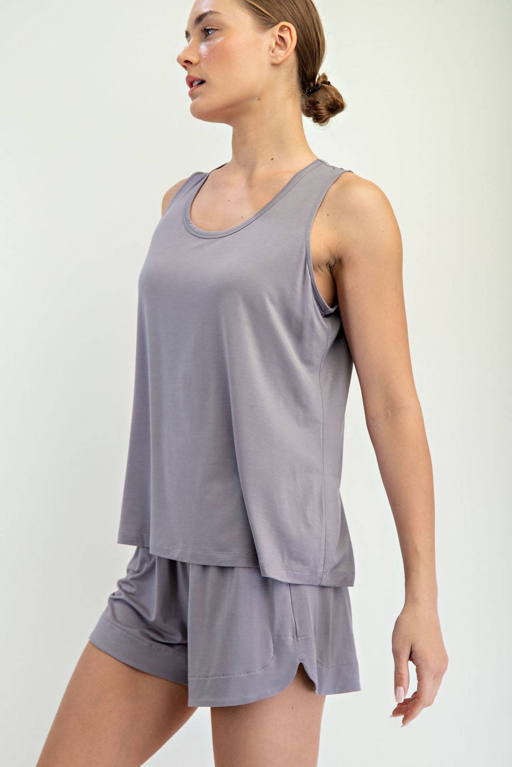 Viscose Modal Sleeveless Tank - Hype Up