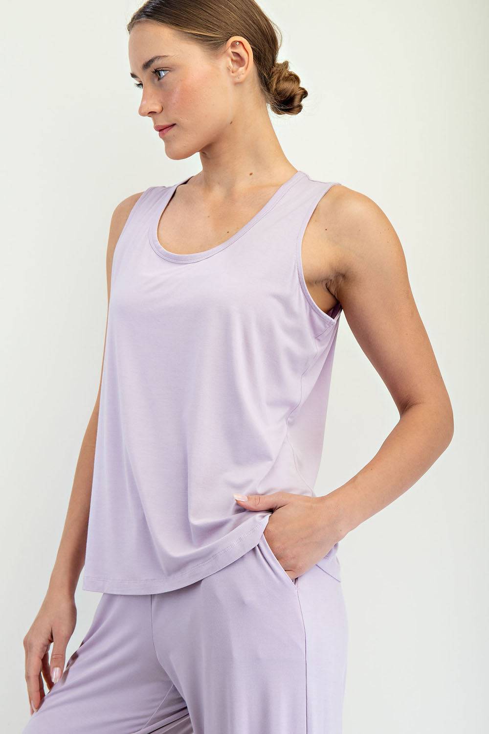 Viscose Modal Sleeveless Tank - Hype Up