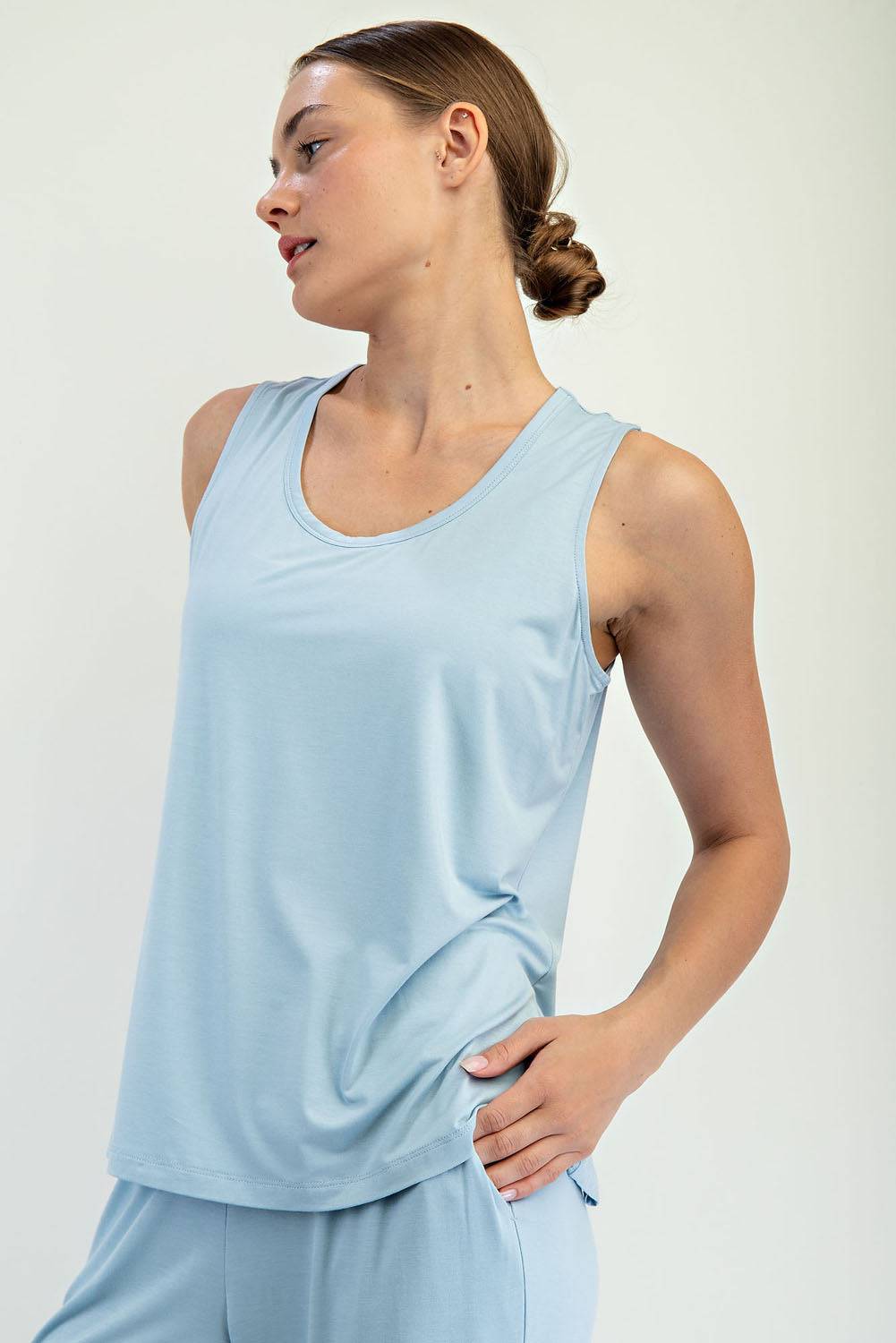Viscose Modal Sleeveless Tank - Hype Up