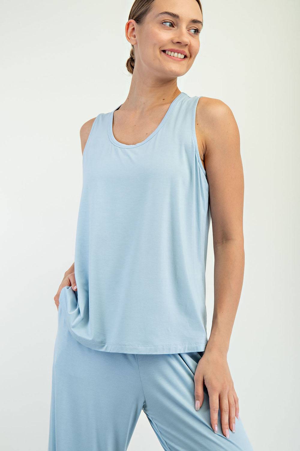 Viscose Modal Sleeveless Tank - Hype Up