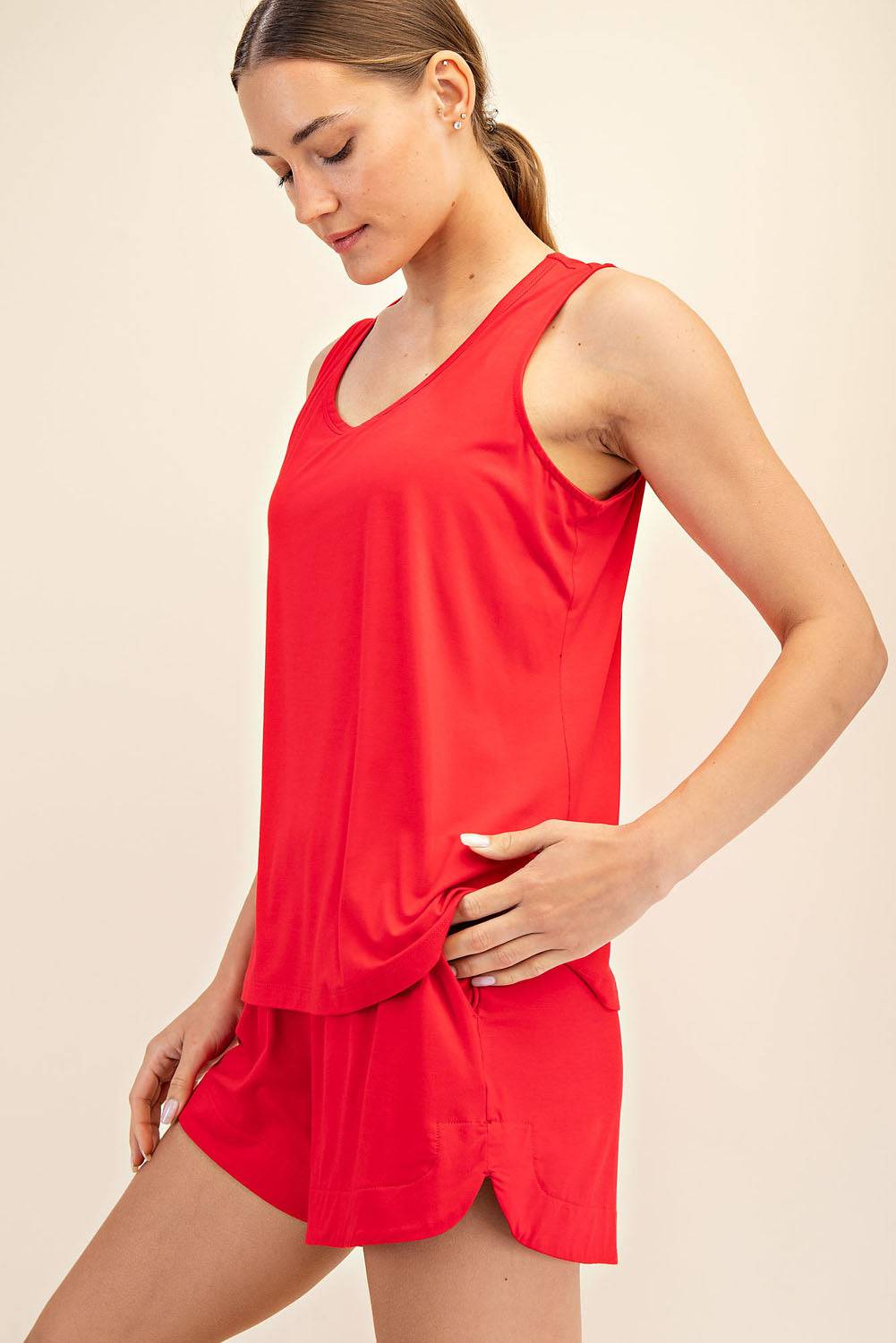Viscose Modal Sleeveless Tank - Hype Up