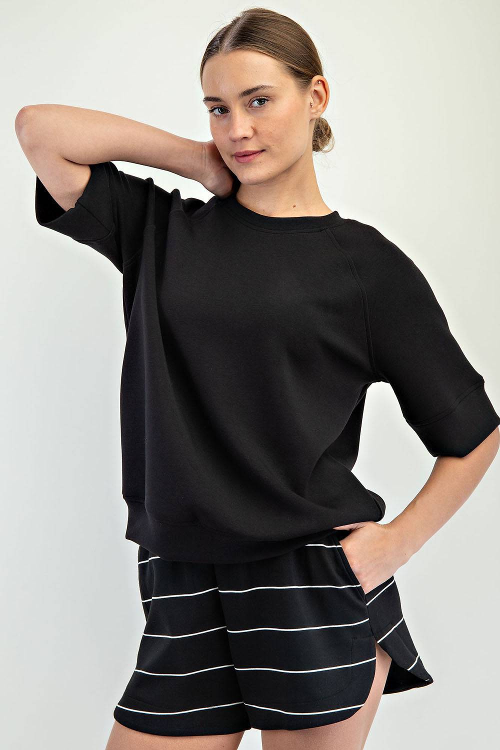 Modal Scuba Oversized Top - Hype Up