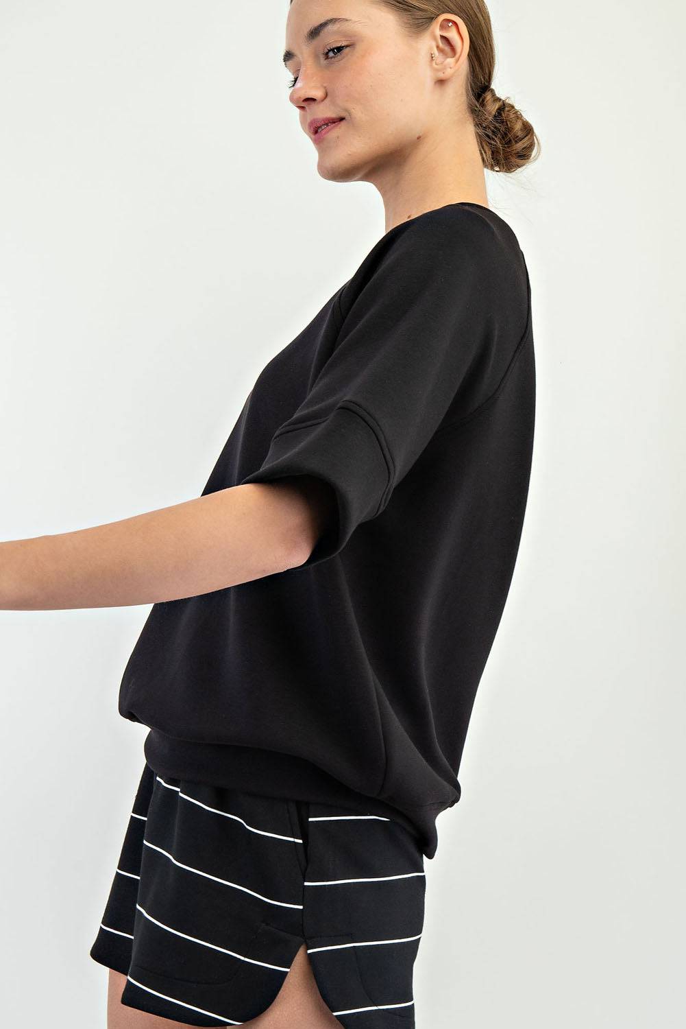 Modal Scuba Oversized Top - Hype Up