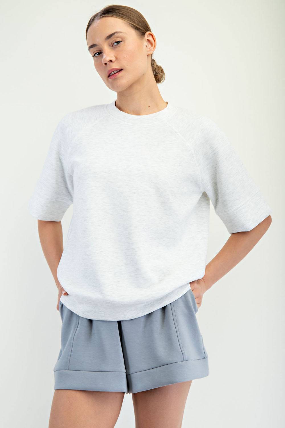 Modal Scuba Oversized Top - Hype Up