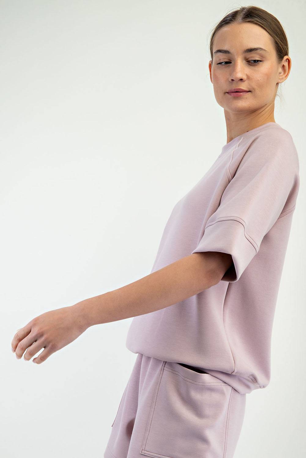 Modal Scuba Oversized Top - Hype Up