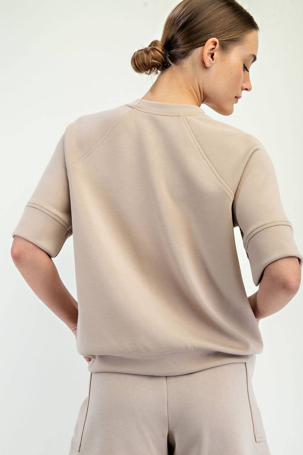 Modal Scuba Oversized Top - Hype Up