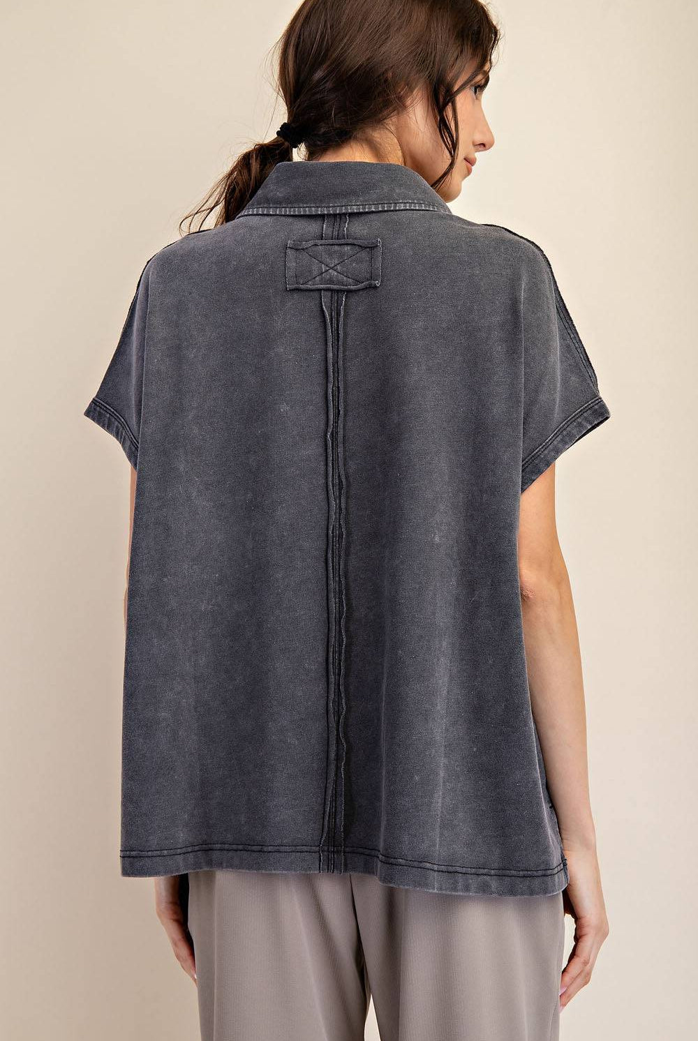 Cotton Poly Polo Top - Hype Up