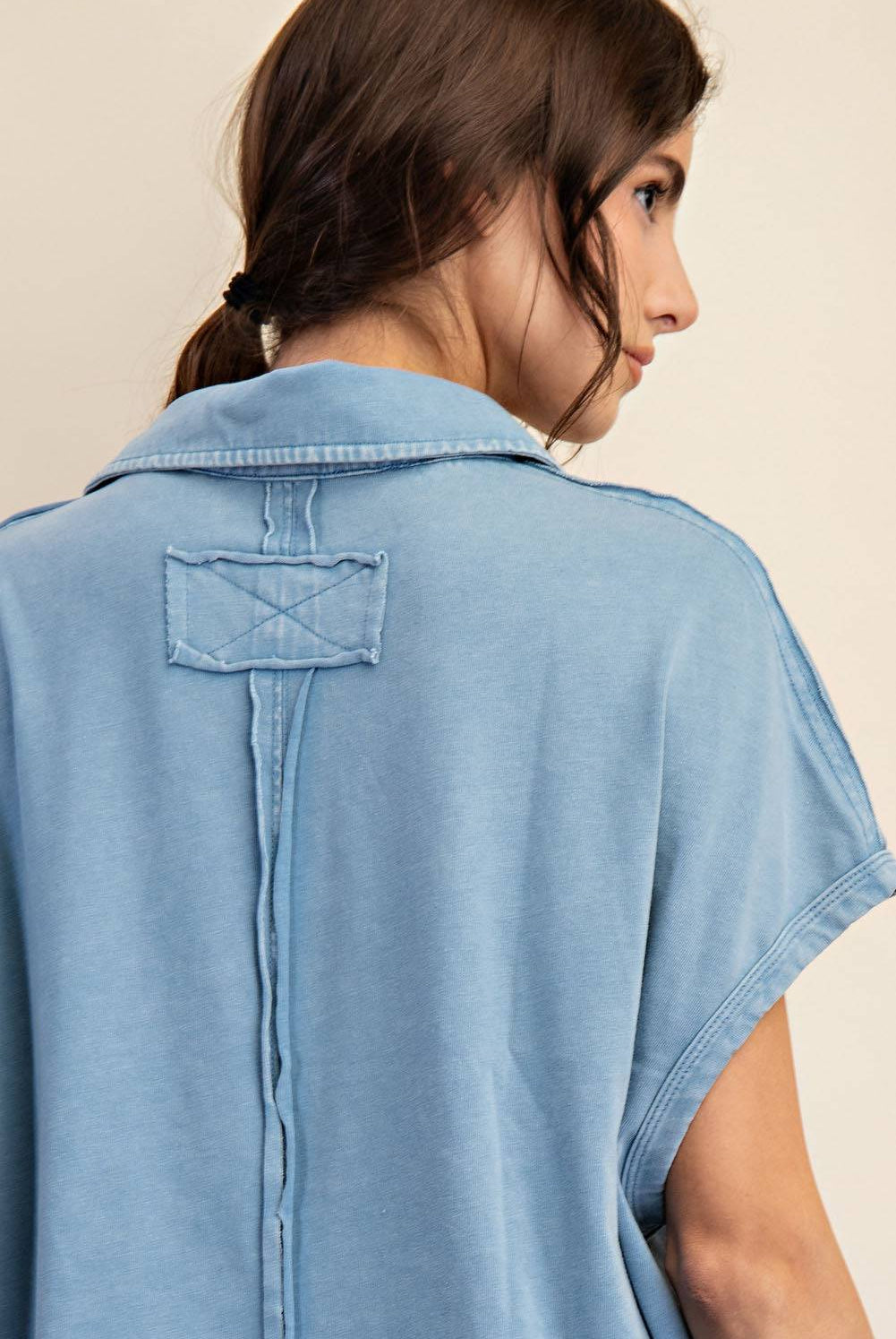 Cotton Poly Polo Top - Hype Up