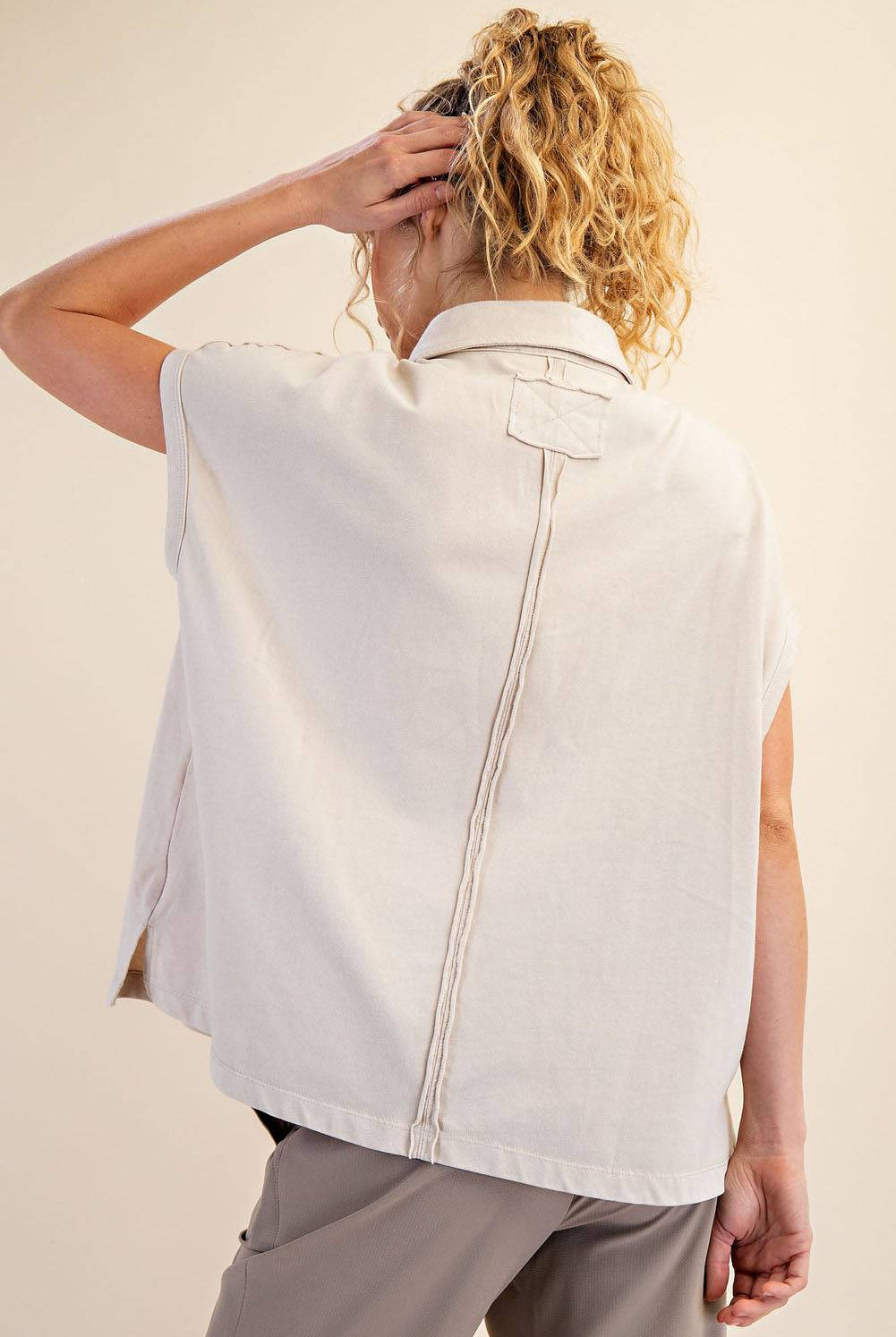 Cotton Poly Polo Top - Hype Up