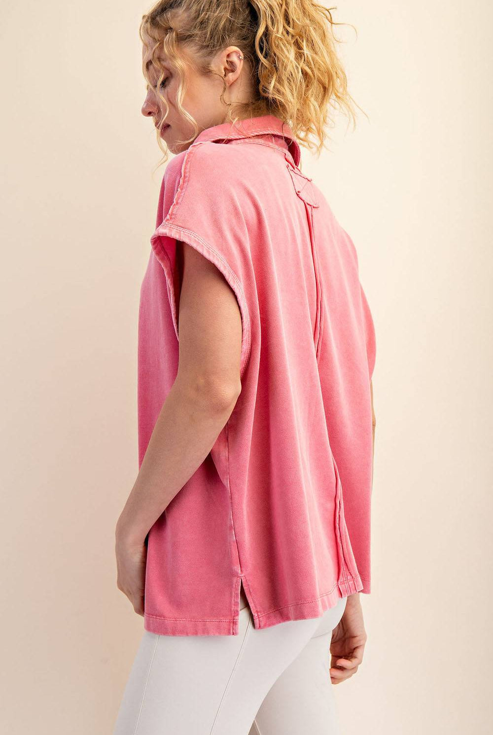 Cotton Poly Polo Top - Hype Up