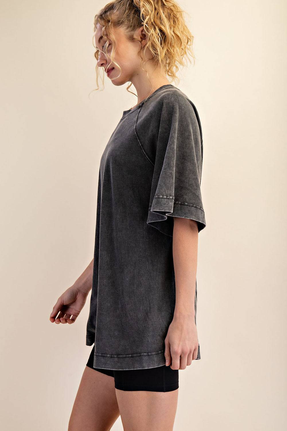 Cotton Poly Tunic Top - Hype Up
