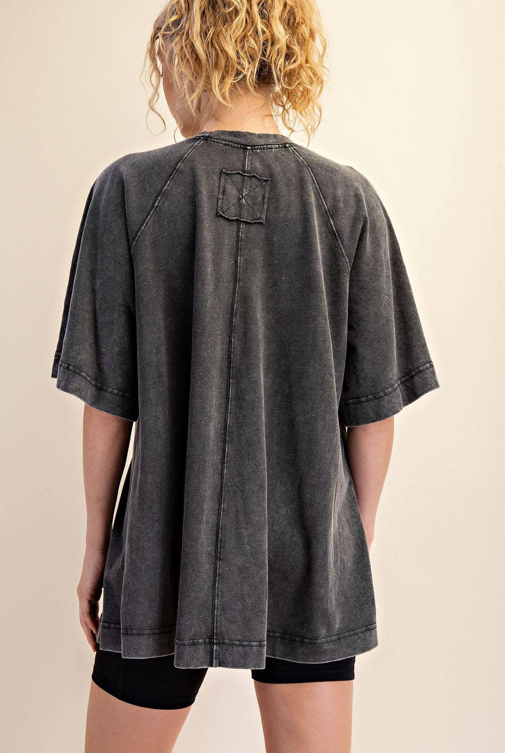 Cotton Poly Tunic Top - Hype Up