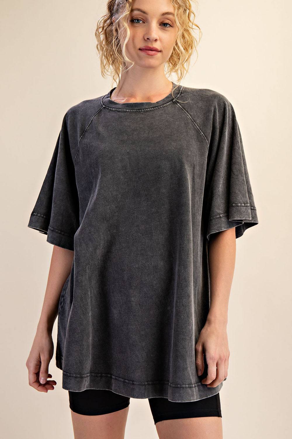 Cotton Poly Tunic Top - Hype Up