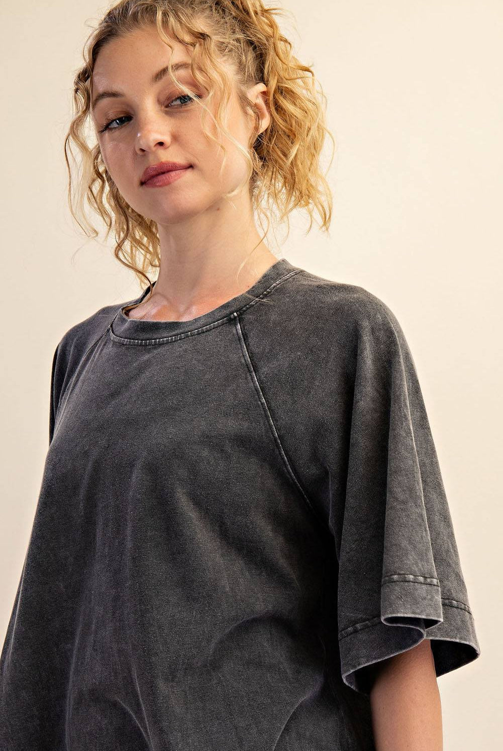 Cotton Poly Tunic Top - Hype Up