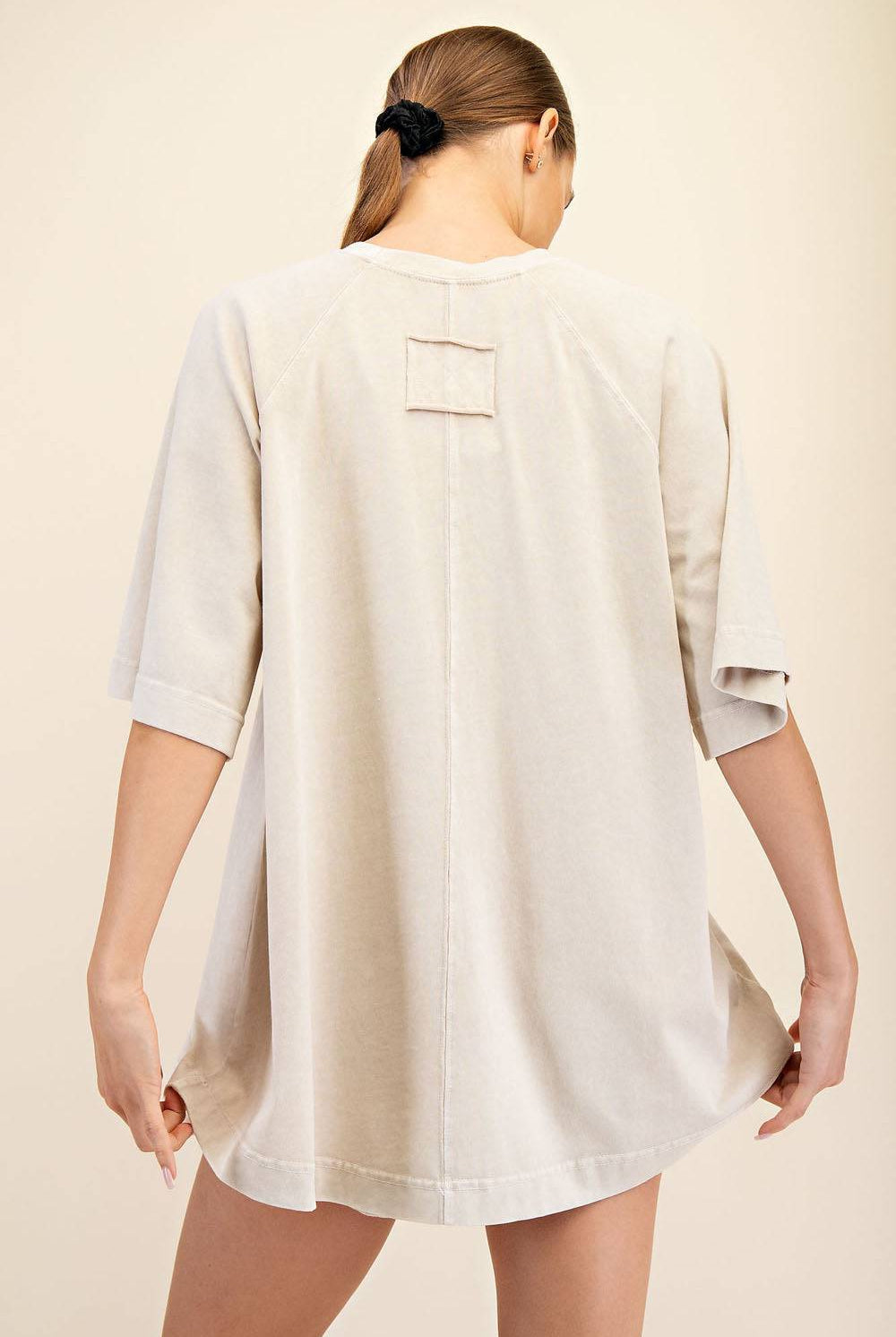 Cotton Poly Tunic Top - Hype Up