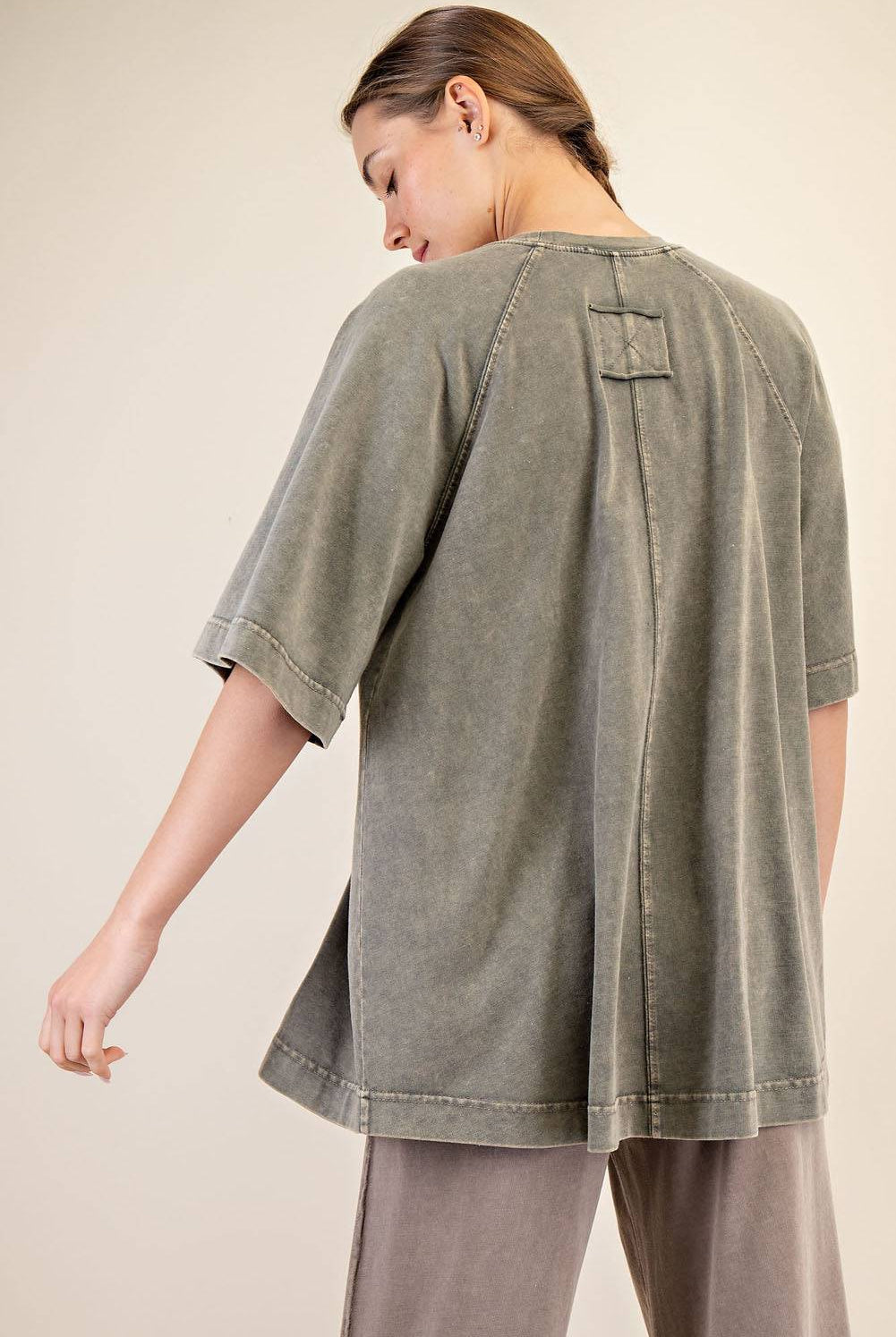 Cotton Poly Tunic Top - Hype Up