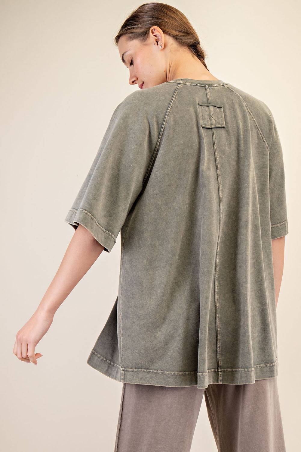 Cotton Poly Tunic Top - Hype Up