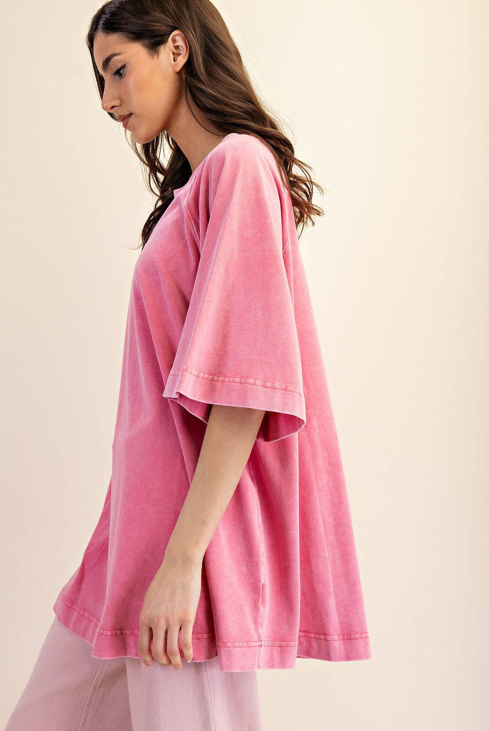 Cotton Poly Tunic Top - Hype Up