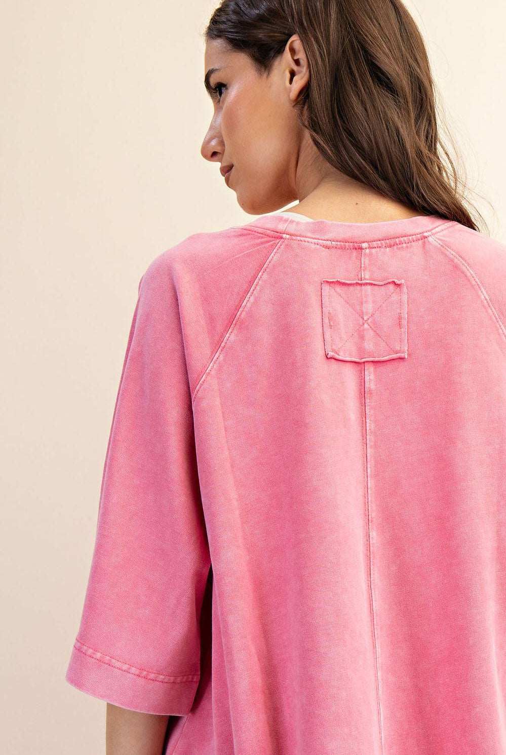 Cotton Poly Tunic Top - Hype Up