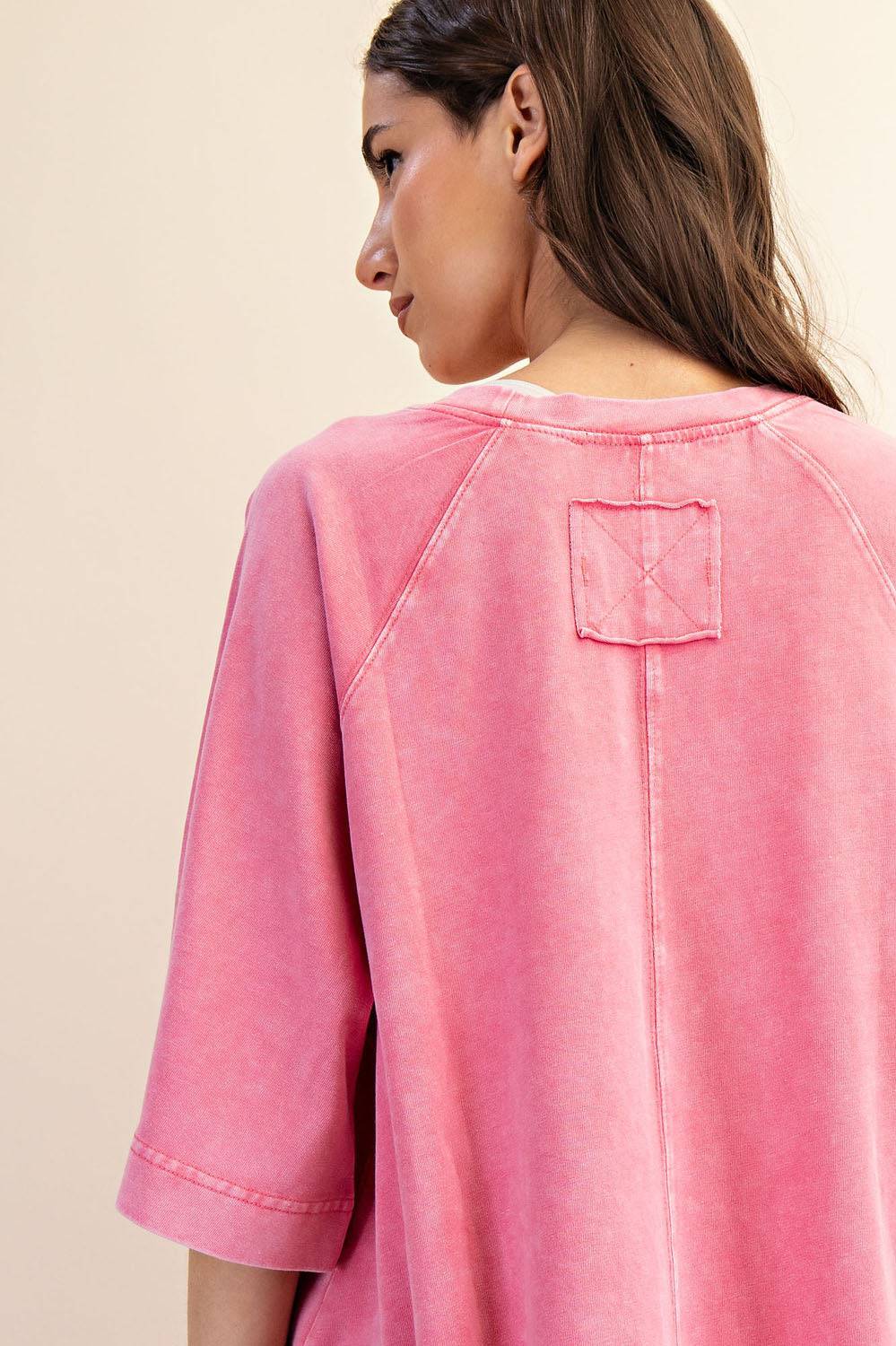 Cotton Poly Tunic Top - Hype Up