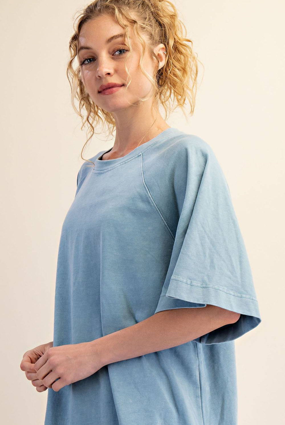 Cotton Poly Tunic Top - Hype Up