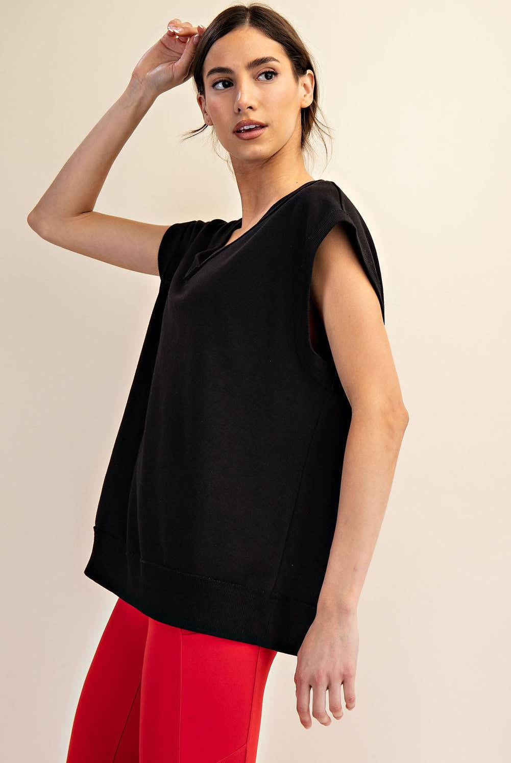 French Terry Oversized Vest - Hype Up