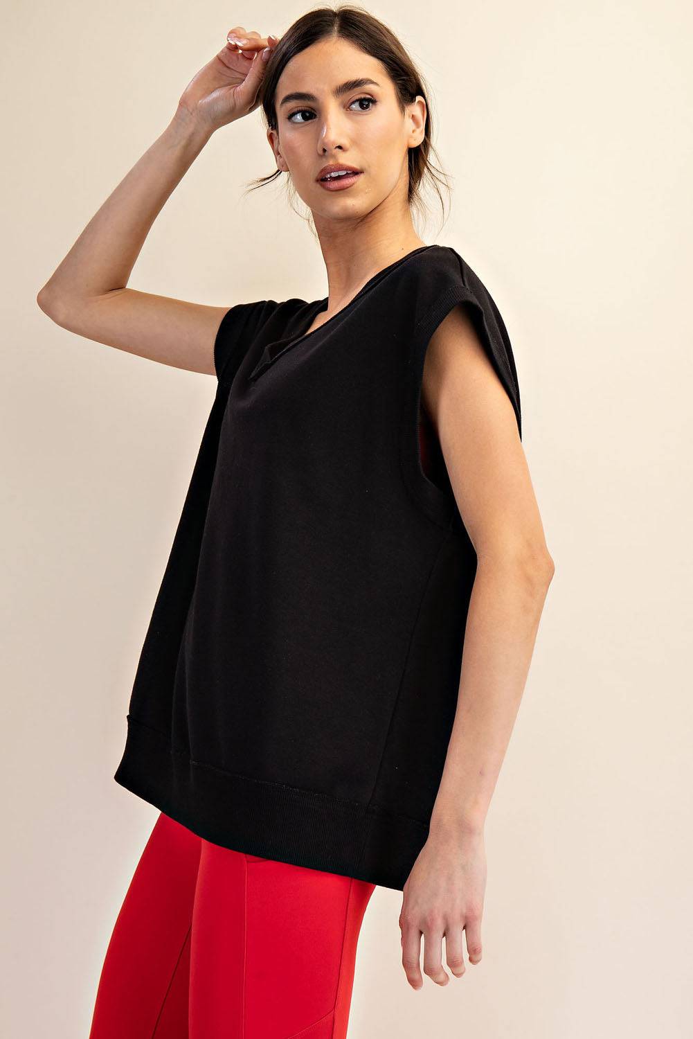 French Terry Oversized Vest - Hype Up