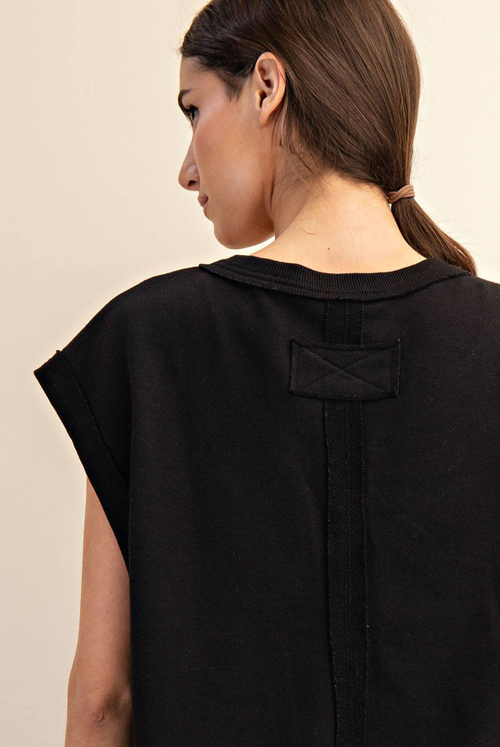 French Terry Oversized Vest - Hype Up