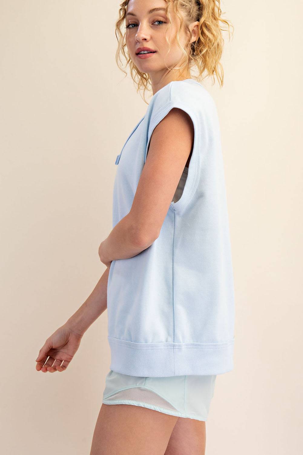 French Terry Oversized Vest - Hype Up