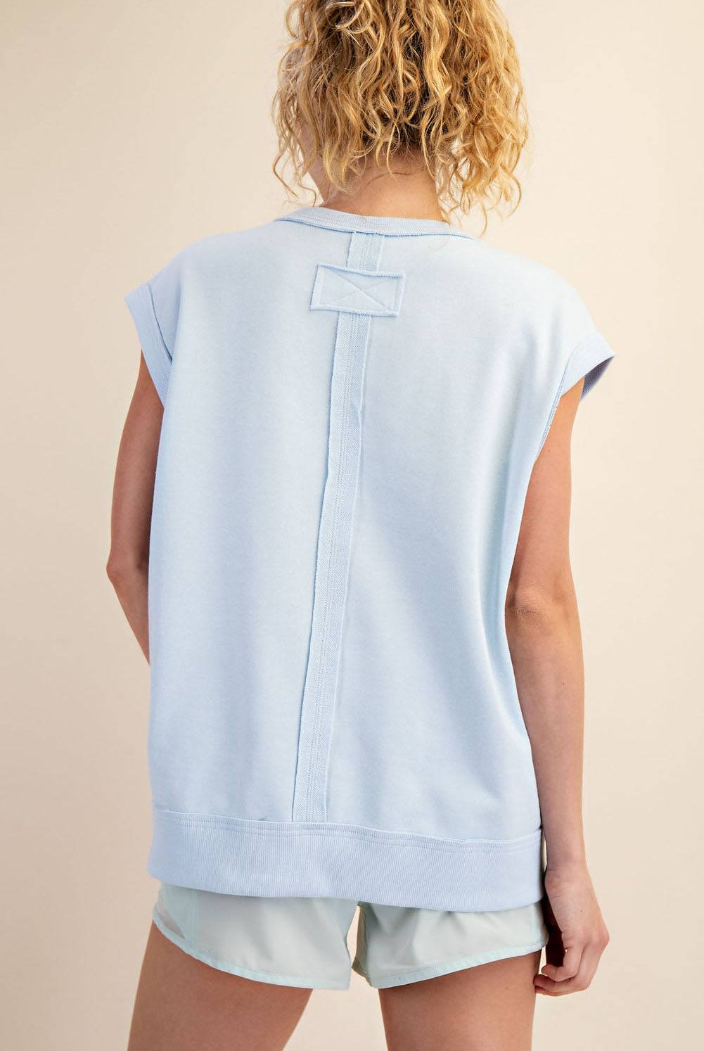 French Terry Oversized Vest - Hype Up