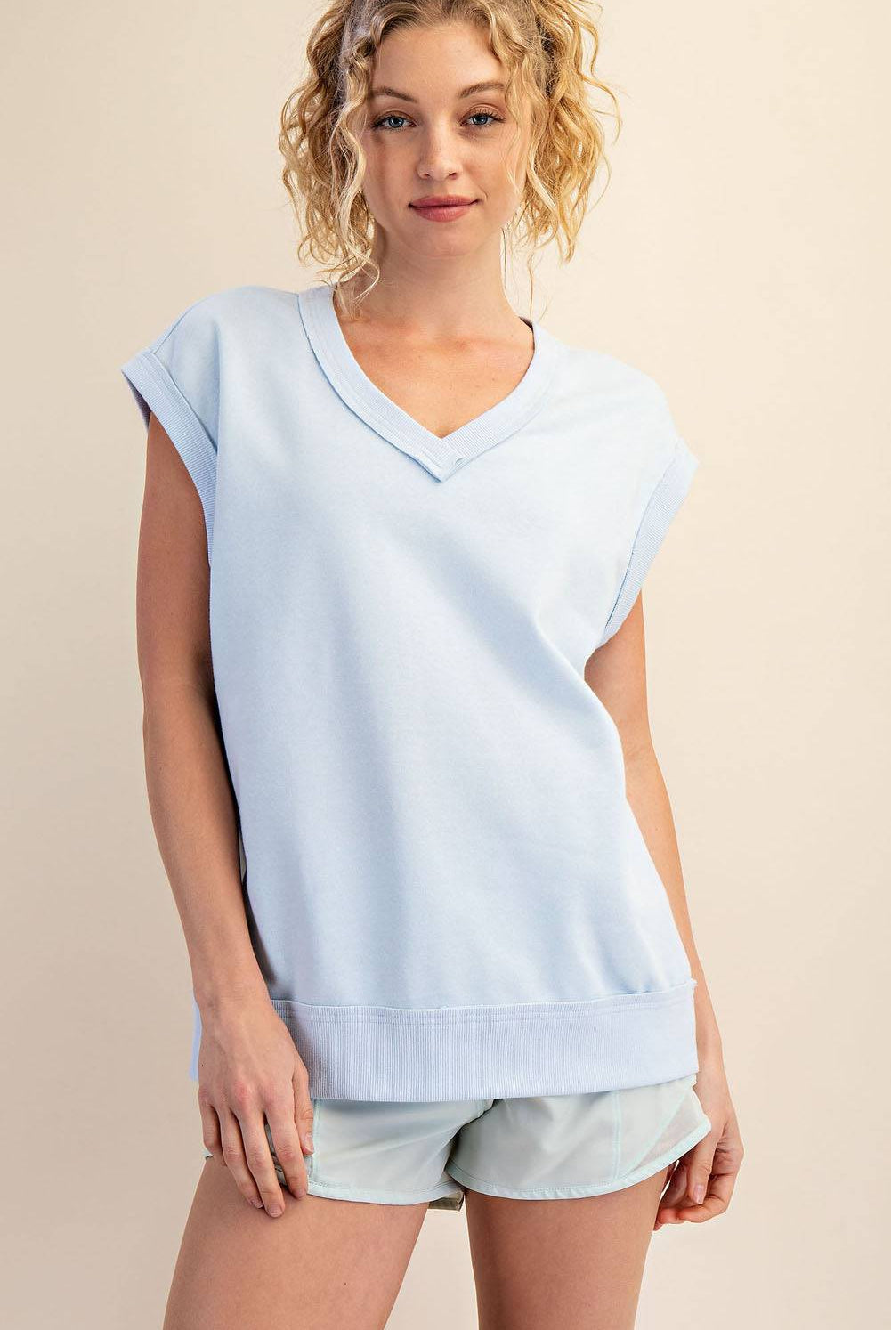 French Terry Oversized Vest - Hype Up