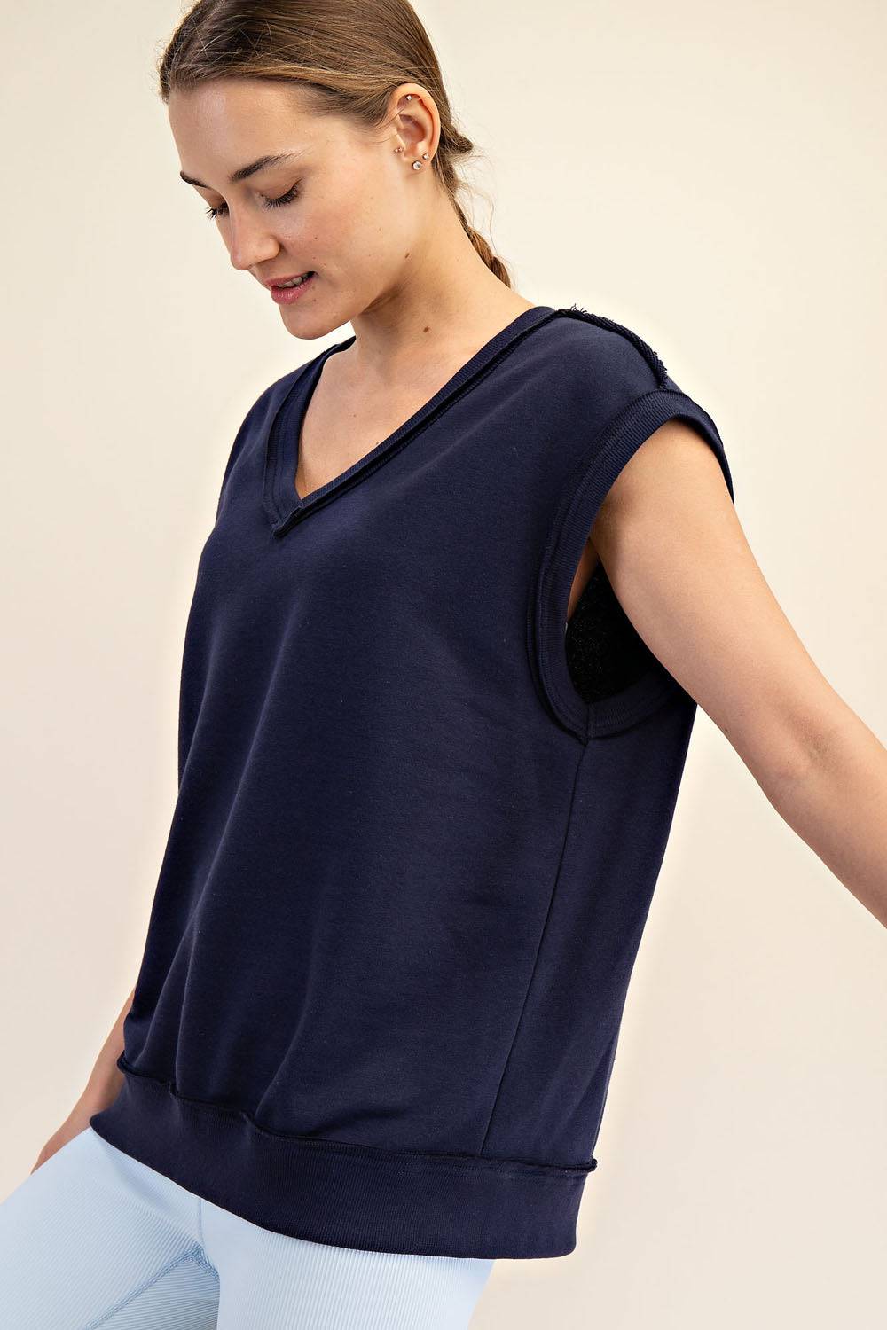 French Terry Oversized Vest - Hype Up