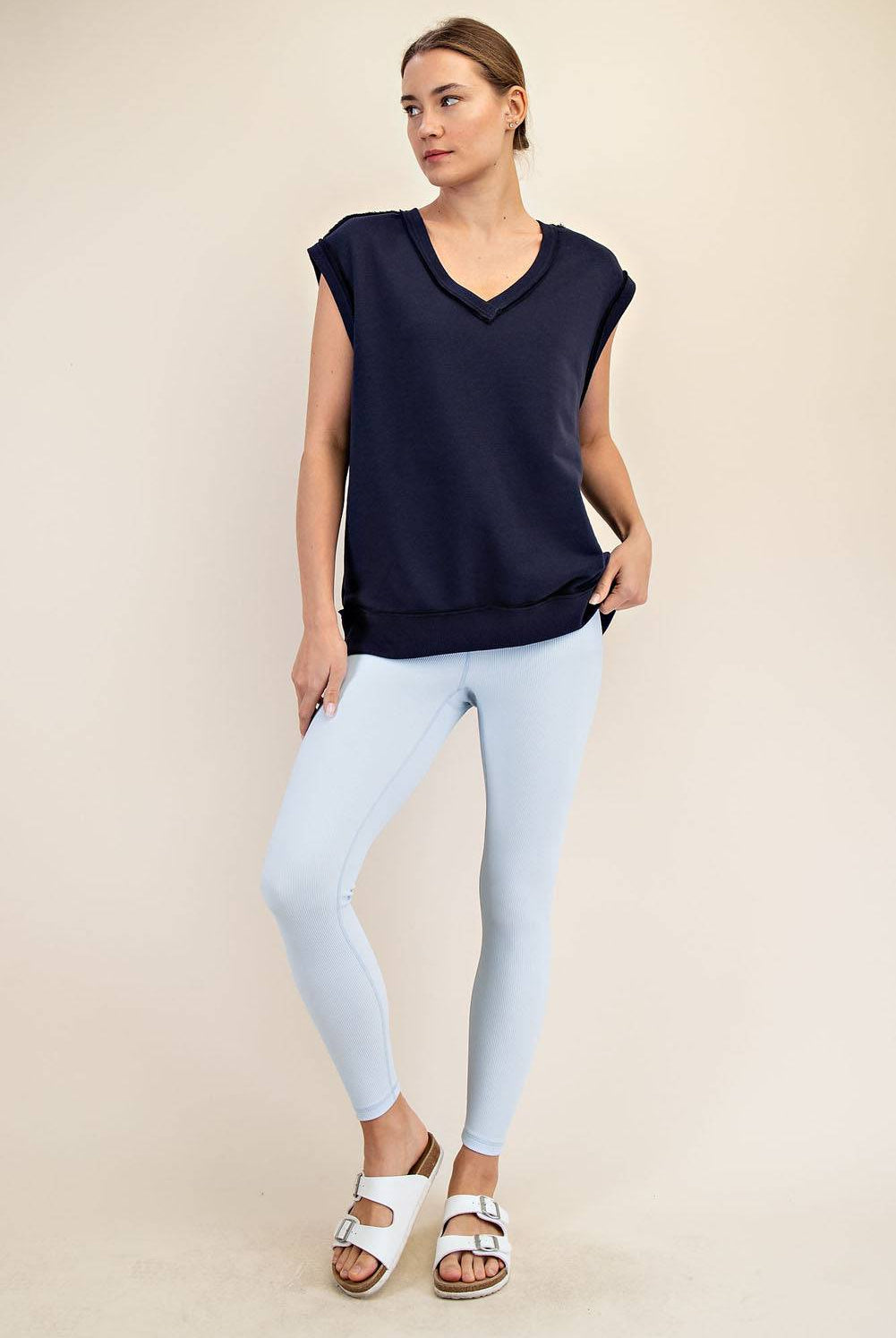 French Terry Oversized Vest - Hype Up