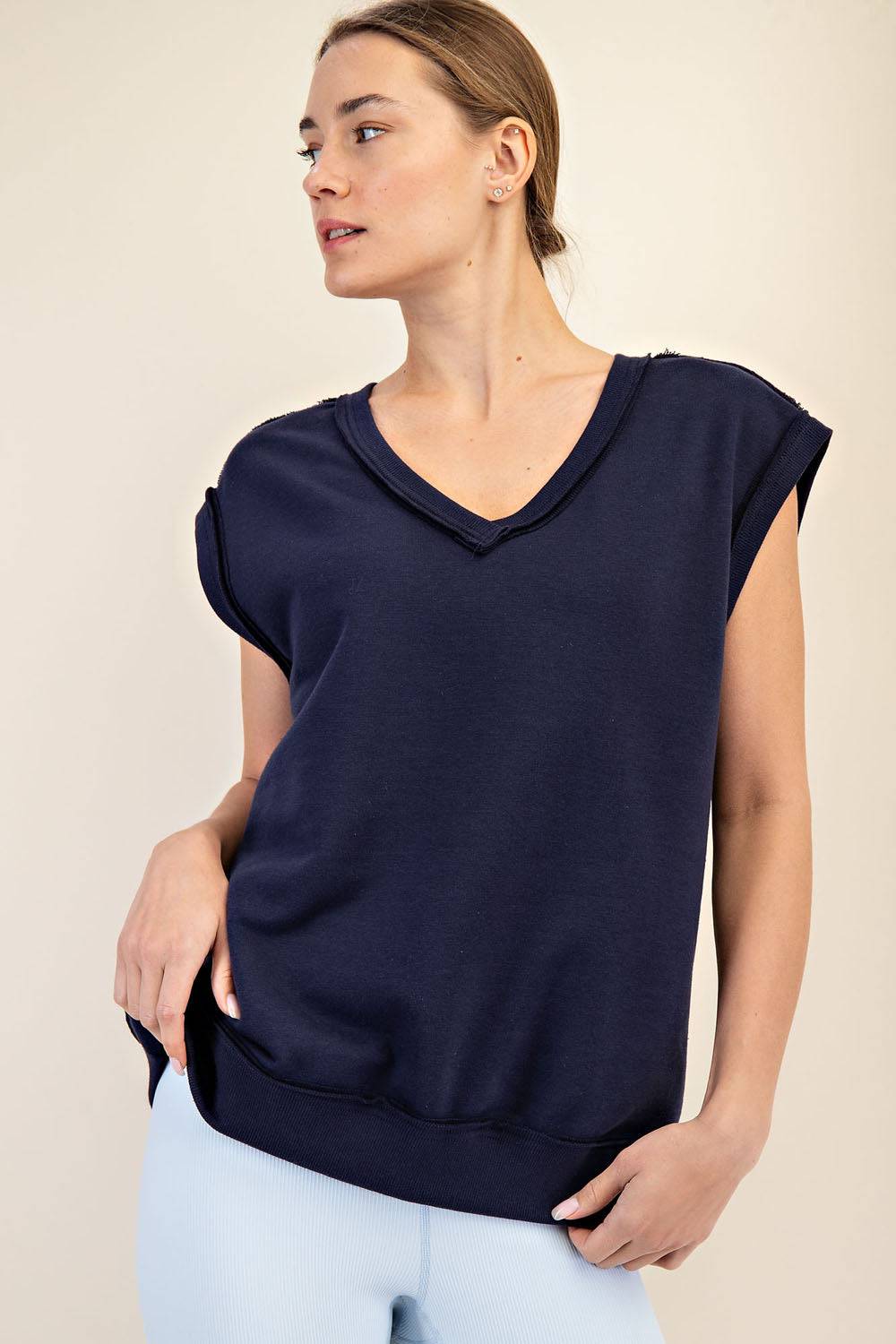 French Terry Oversized Vest - Hype Up