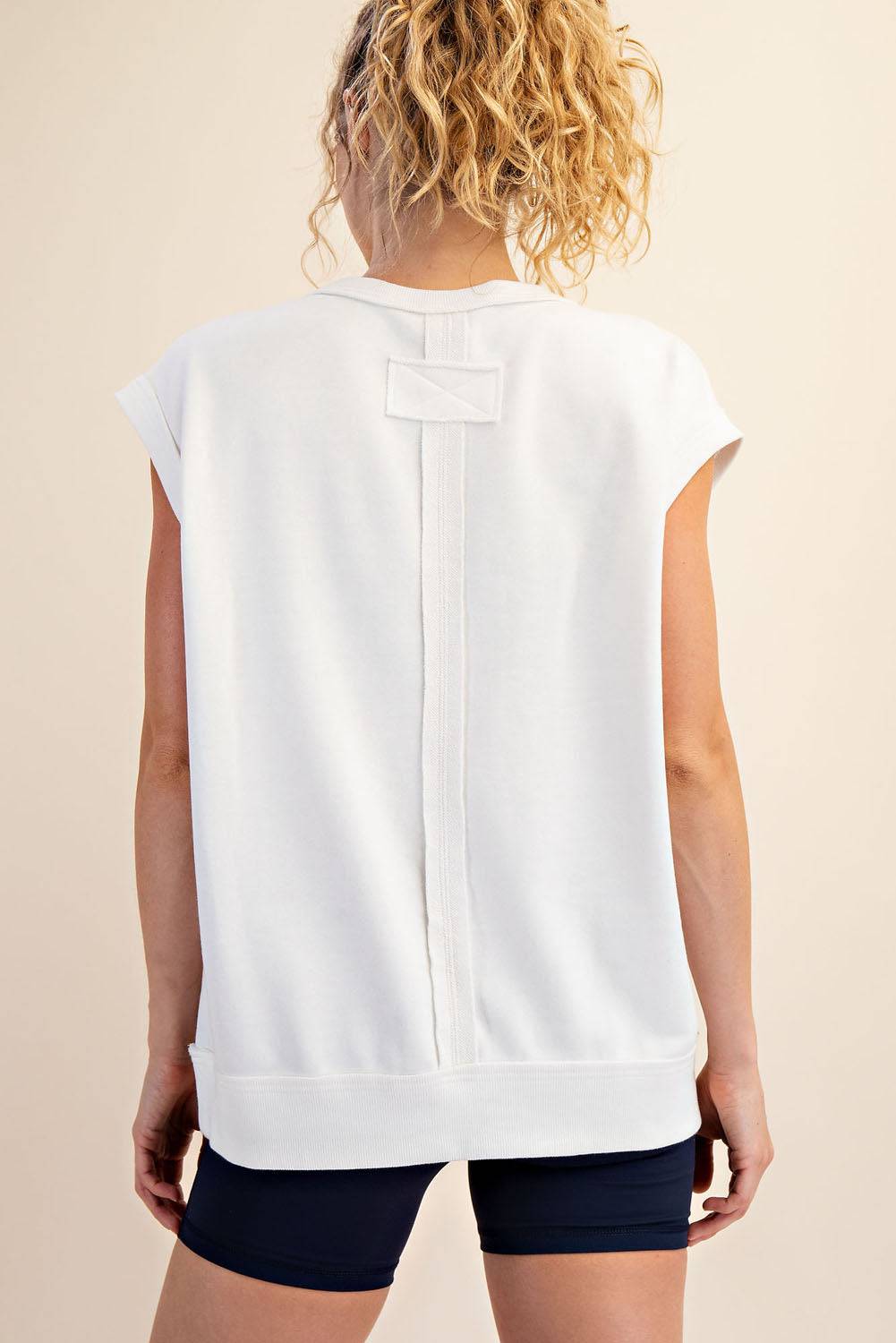 French Terry Oversized Vest - Hype Up