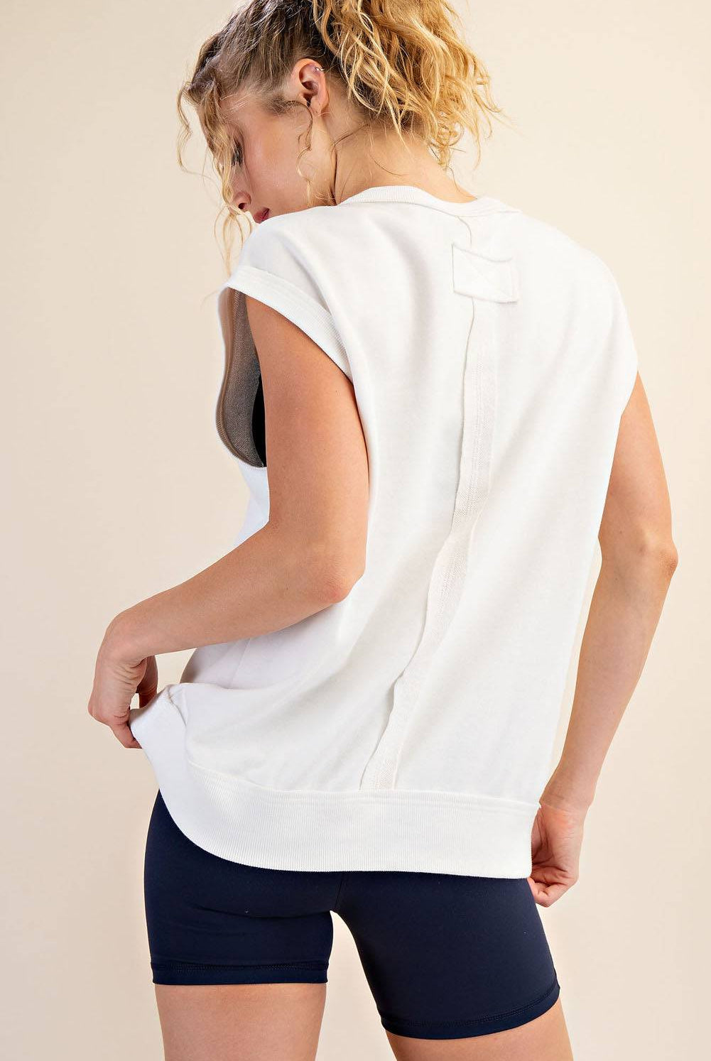 French Terry Oversized Vest - Hype Up