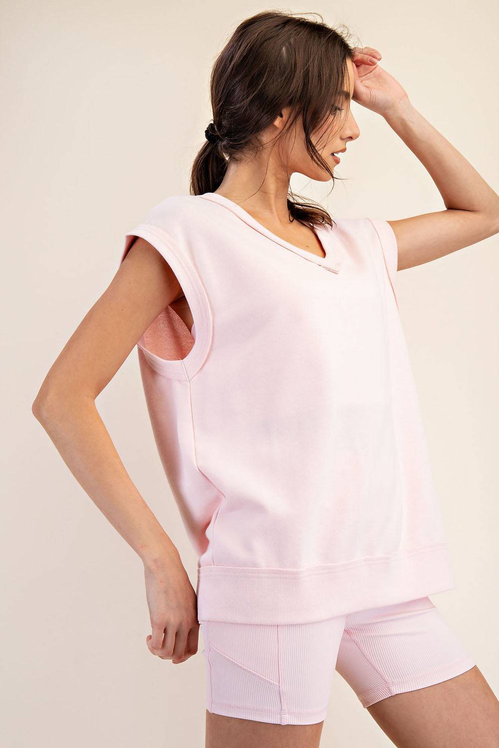 French Terry Oversized Vest - Hype Up