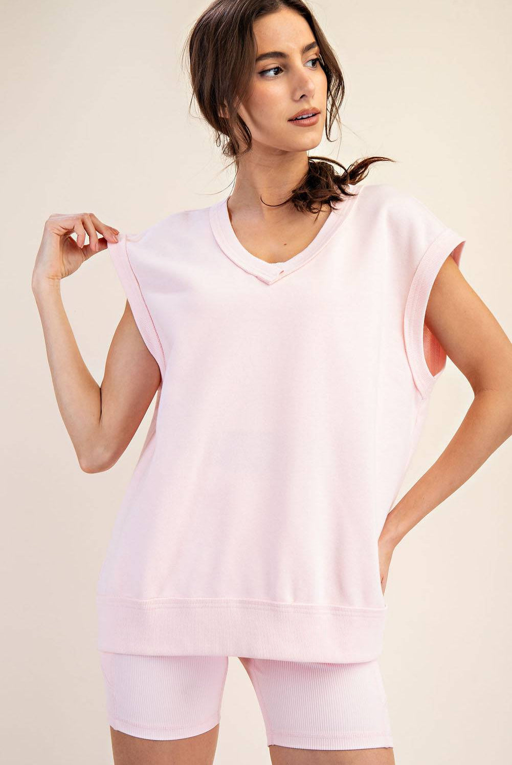 French Terry Oversized Vest - Hype Up