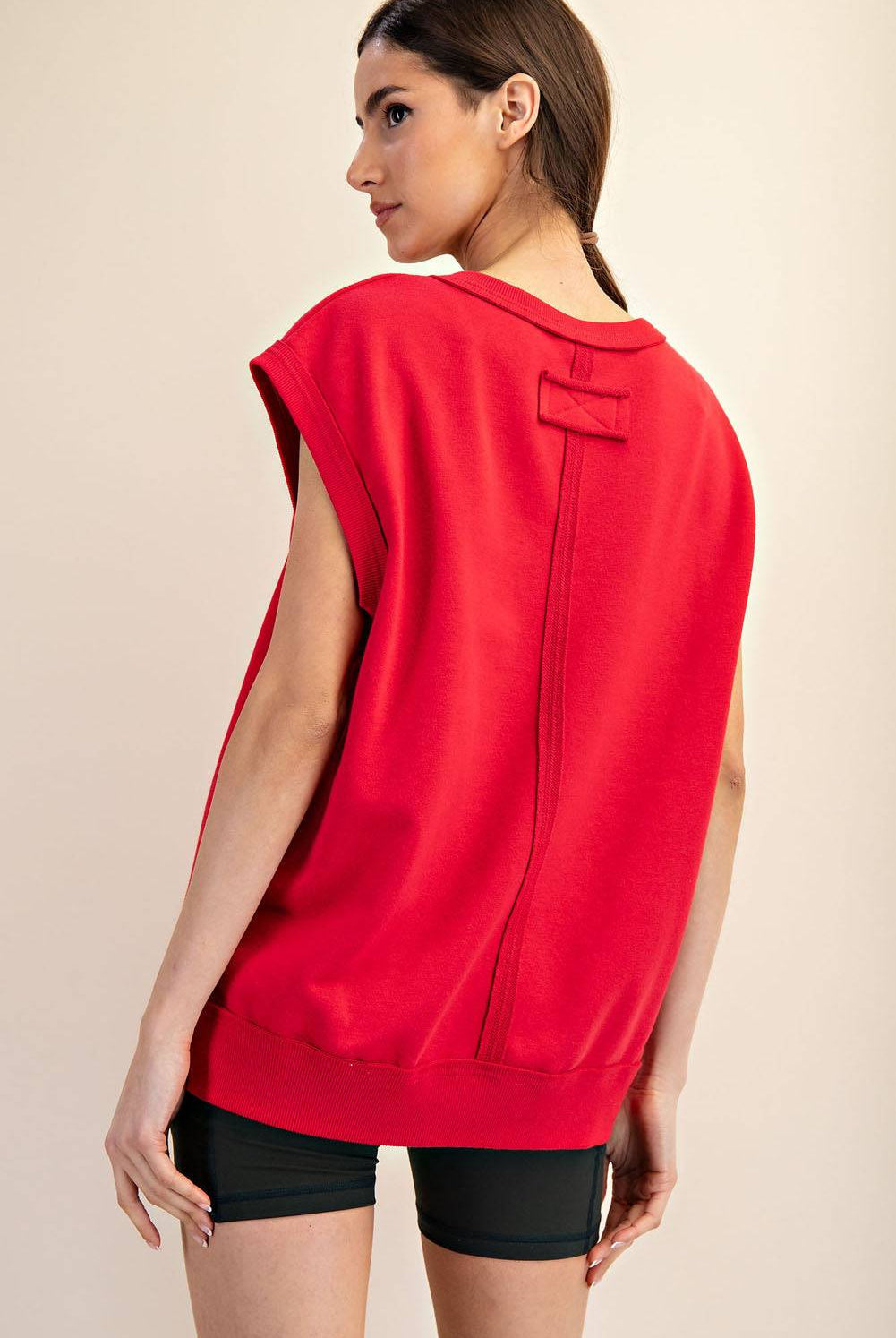 French Terry Oversized Vest - Hype Up