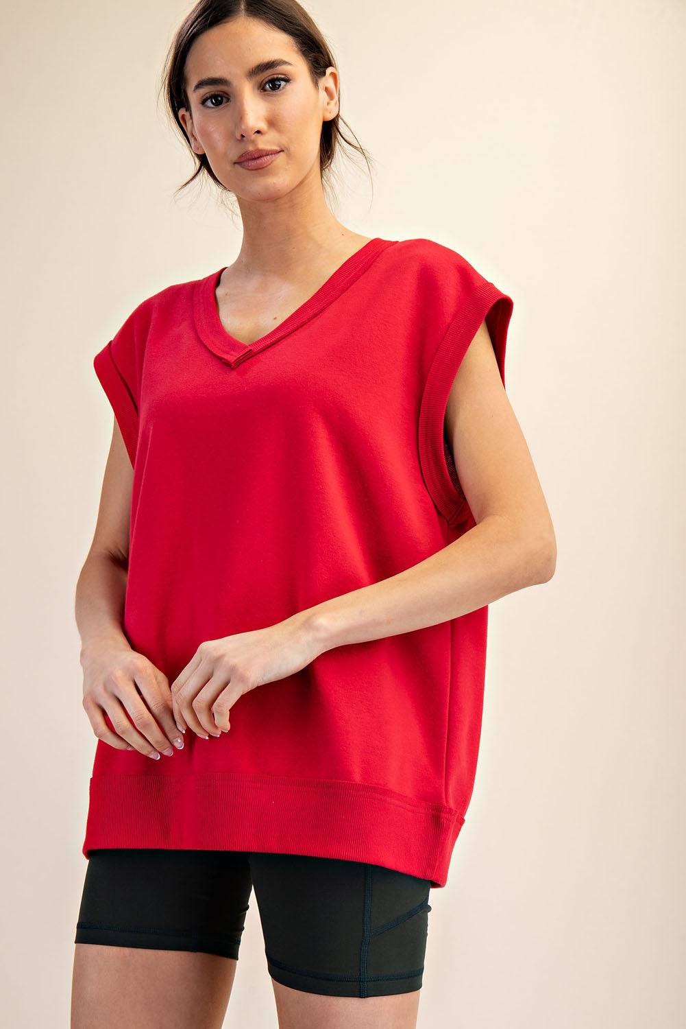 French Terry Oversized Vest - Hype Up