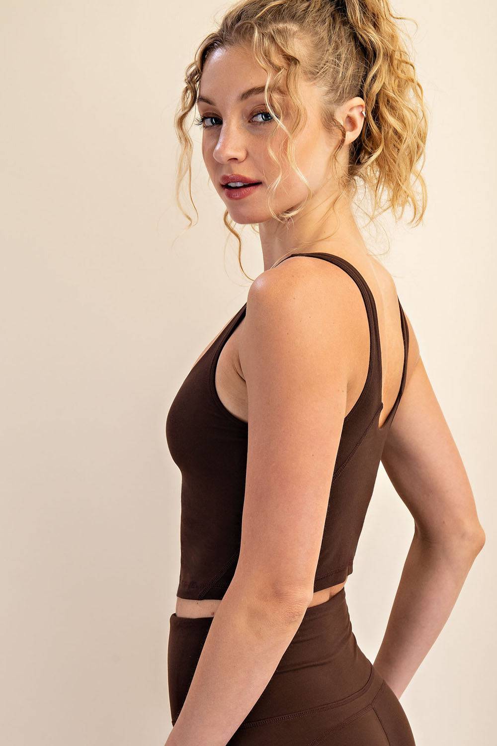 V-Neck Yoga Top - Hype Up