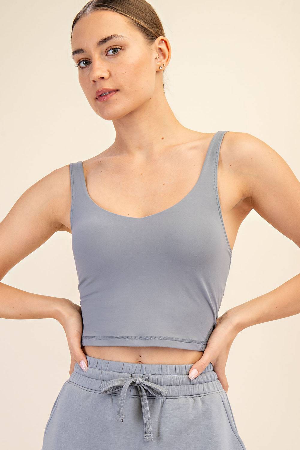 V-Neck Yoga Top - Hype Up