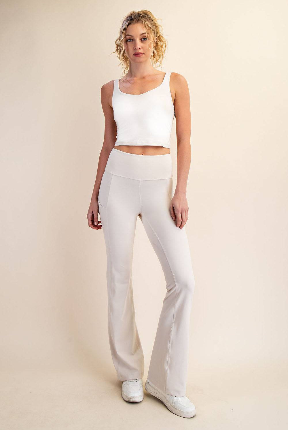 V-Neck Yoga Top - Hype Up