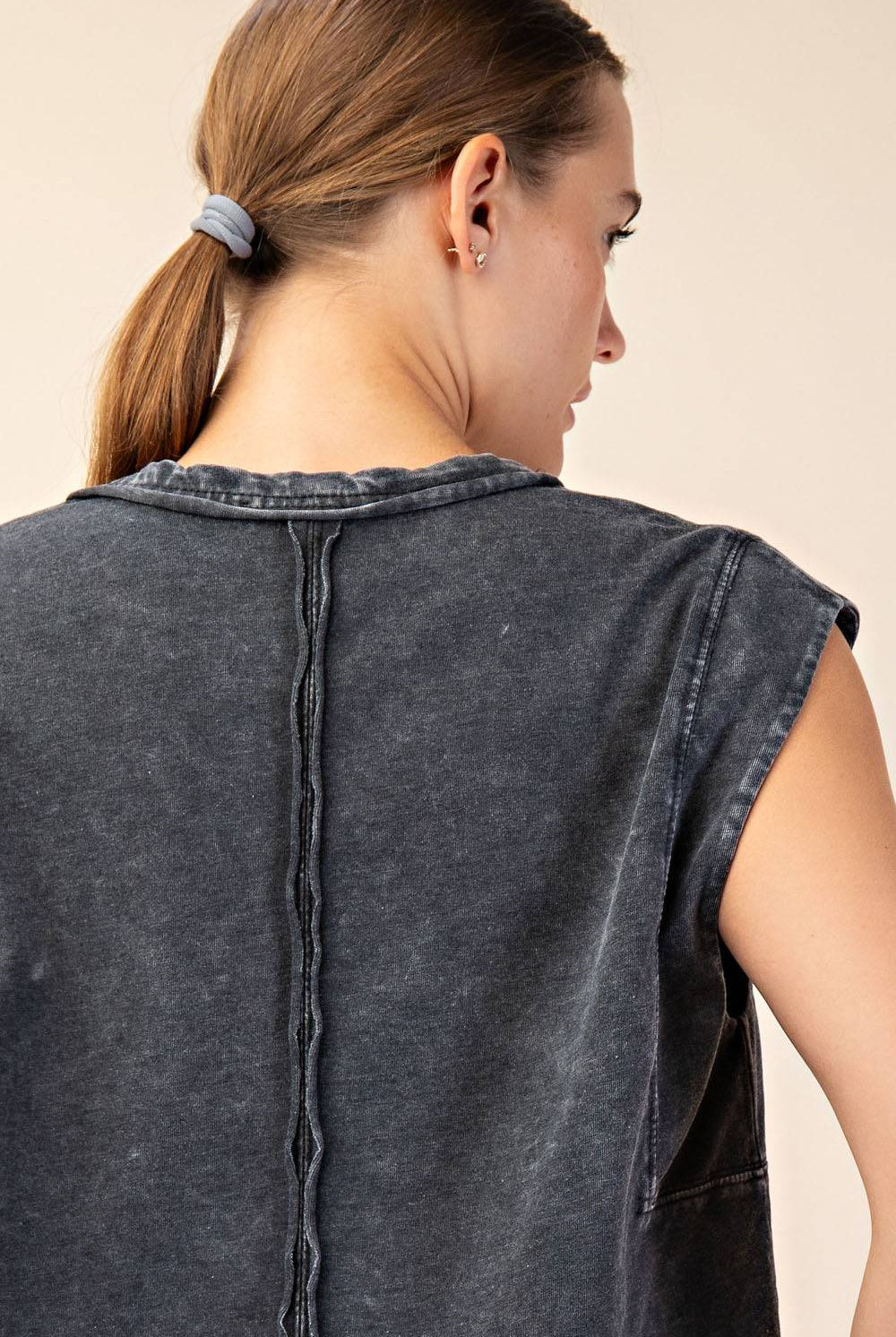 Cotton Poly Sleeveless Tank - Hype Up