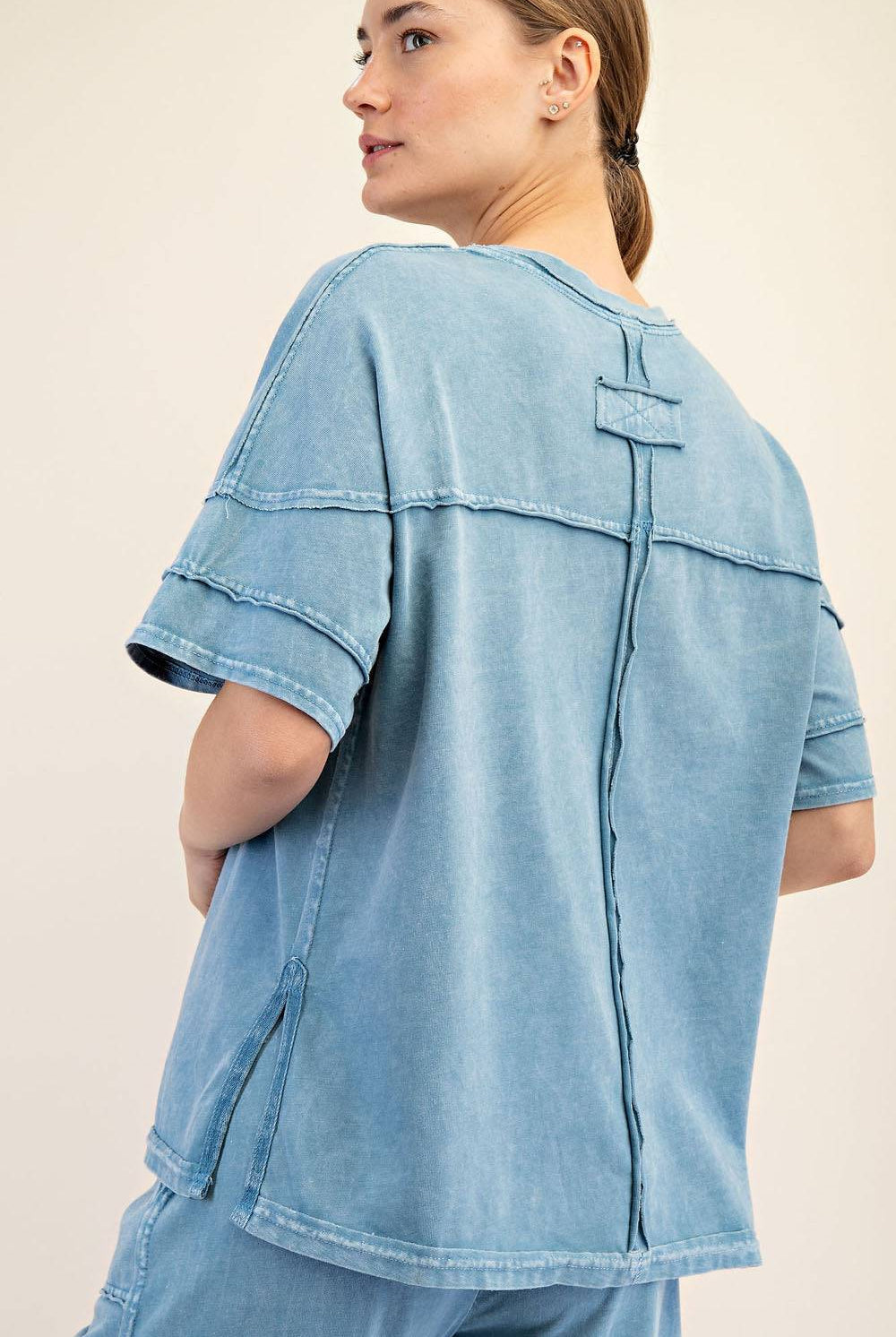 Cotton Poly Top - Hype Up